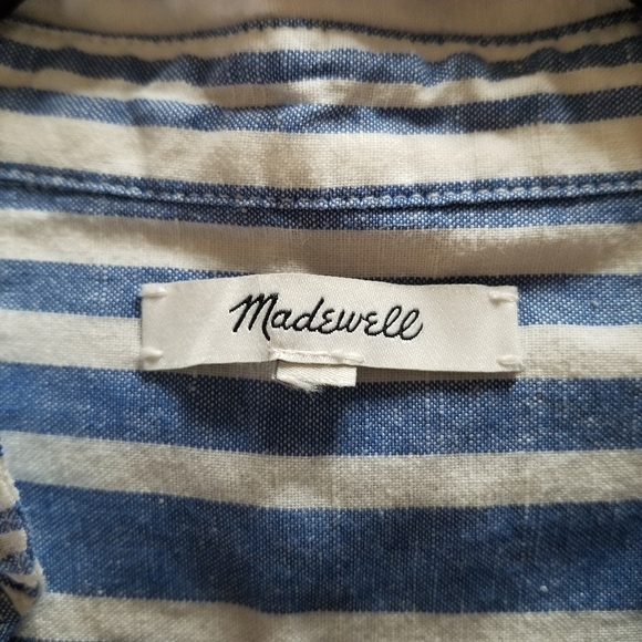 Madewell | Striped Linen Top - Picture 4 of 8